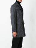 checked coat