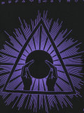 Illuminati print T-shirt 