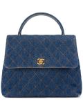 'Kelly' quilted denim tote