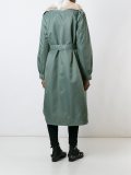束带中长大衣