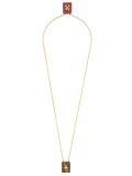 'Caetano double pendant'颈链