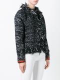 frayed seam jacket