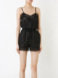 lace panel playsuit 