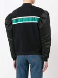 puff sleeve bomber jacket