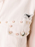 oversized studs denim jacket