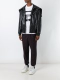 zipped hood jacket 