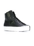 bicolour sole hi-top sneakers