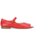 open-toe mary jane sandals