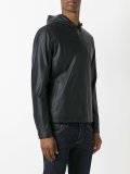 Hooded reversible jacket