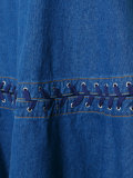 denim lace-up skirt 