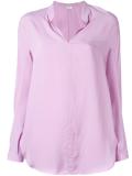 mandarin neck blouse