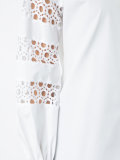 floral crochet shirt