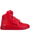 quilted Medusa head high-tops