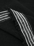 striped detailing scarf