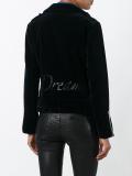 zip up biker jacket