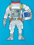 robot print T-shirt 