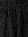 gathered mini skirt