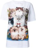猫印花T恤