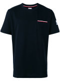 striped chest pocket T-shirt
