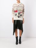 asymmetric pleated skirt