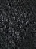 waxed effect woven jumper