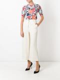 wide leg cropped trousers