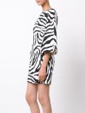 wide sleeve boat neck dress