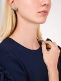 square clip-on earrings