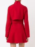 panel detail trench coat