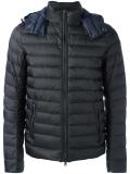 zipped detachable hood jacket