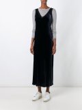 velvet maxi dress