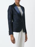 floral jacquard blazer