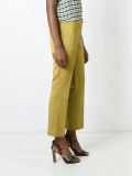 dotted pattern trousers