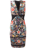 floral print fitted dress