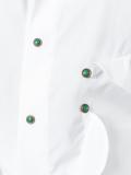 ruffled studded shirt