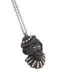 monkey pendant long necklace