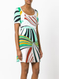 printed fitted dress