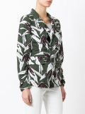 leaf pattern blazer