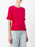 ruched trim T-shirt 