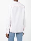 frilled detailing oxford shirt