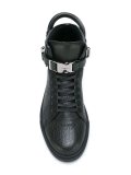 padlock detail hi-top sneakers