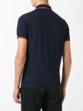 logo patch polo shirt 