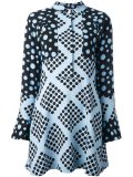 multi print shirt dress