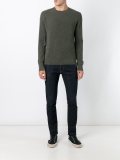 ribbed crew neck jumper