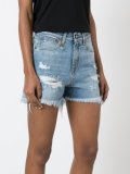 shredded slouch shorts