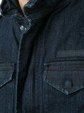 multiple pockets denim jacket