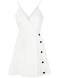 v-neck short dress