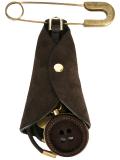 button detailing keyring