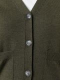 colour block V-neck cardigan