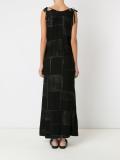 long printed dress